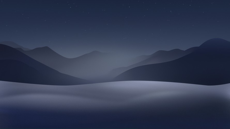 4k场地壁纸 - 山 - 夜晚 - 夜景「哲风壁纸」