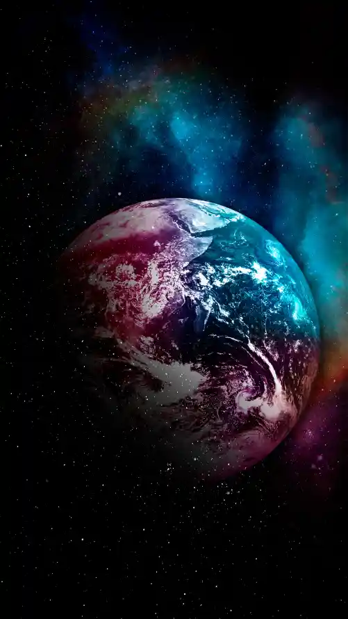 4k圆圈壁纸 - 明星 - 月亮 - 气氛「哲风壁纸」