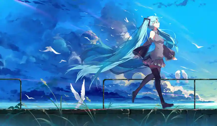4k初音壁纸 - 初音未来 - 虚拟歌手 - wallpaper「哲风壁纸」