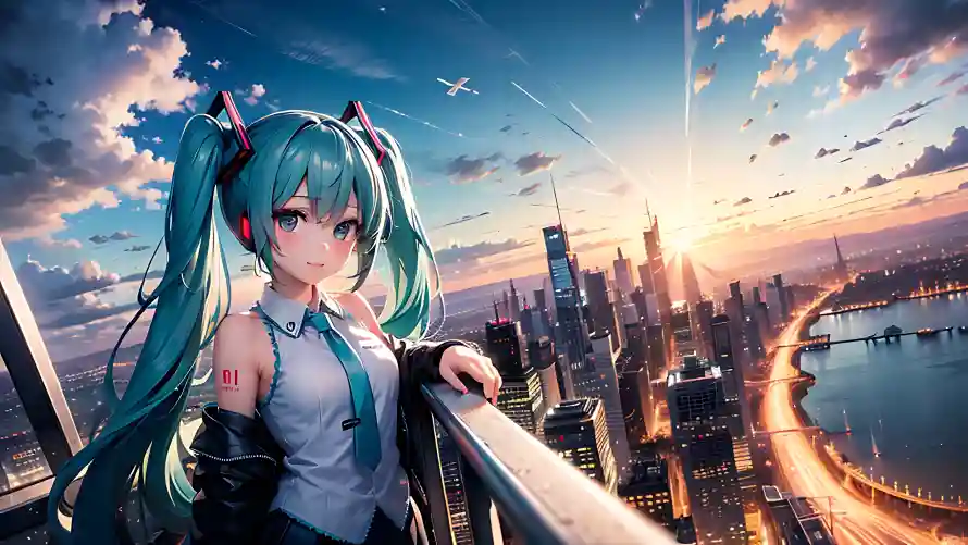 4k初音壁纸 - 初音未来 - 虚拟歌手 - wallpaper「哲风壁纸」