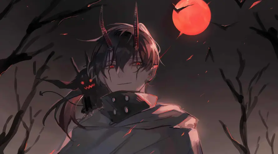 4k恶魔壁纸 - 黑色五叶草 - 电脑壁纸 - wallpaper「哲风壁纸」