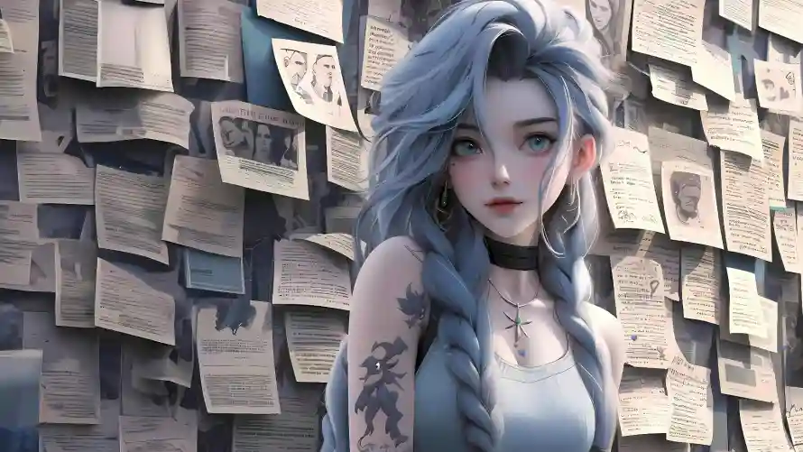 4k金克丝壁纸 - 报纸女孩 - 英雄联盟 - wallpaper「哲风壁纸」 4k金克丝壁纸 - 报纸女孩 - 英雄联盟 - wallpaper「哲风壁纸」