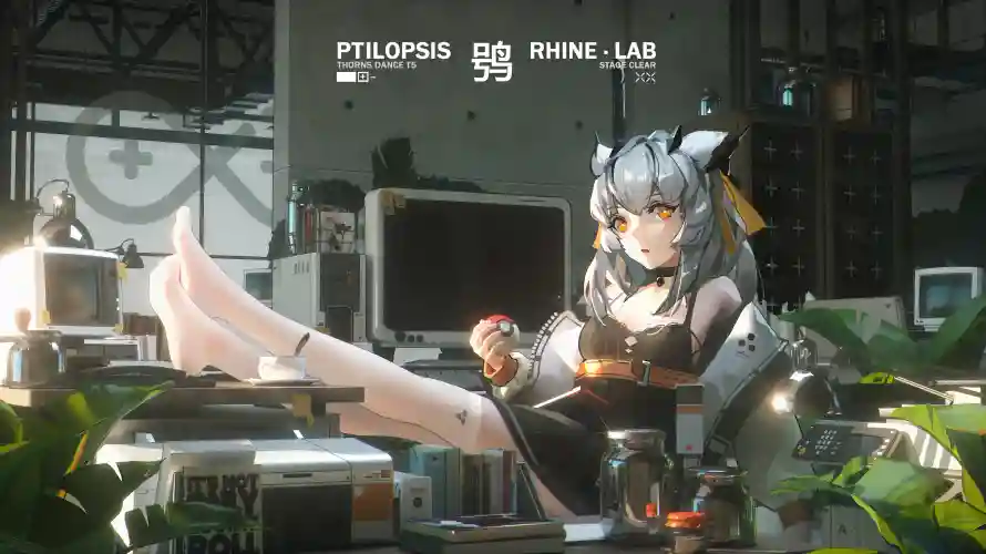 4k3D壁纸 - 白丝 - 美少女 - 明日方舟「哲风壁纸」