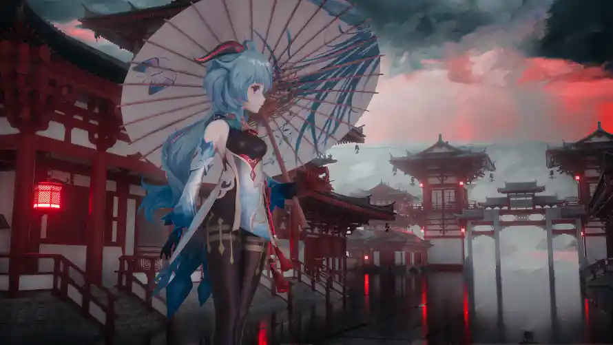 4k原神壁纸 - 甘雨 - 电脑壁纸 - wallpaper「哲风壁纸」