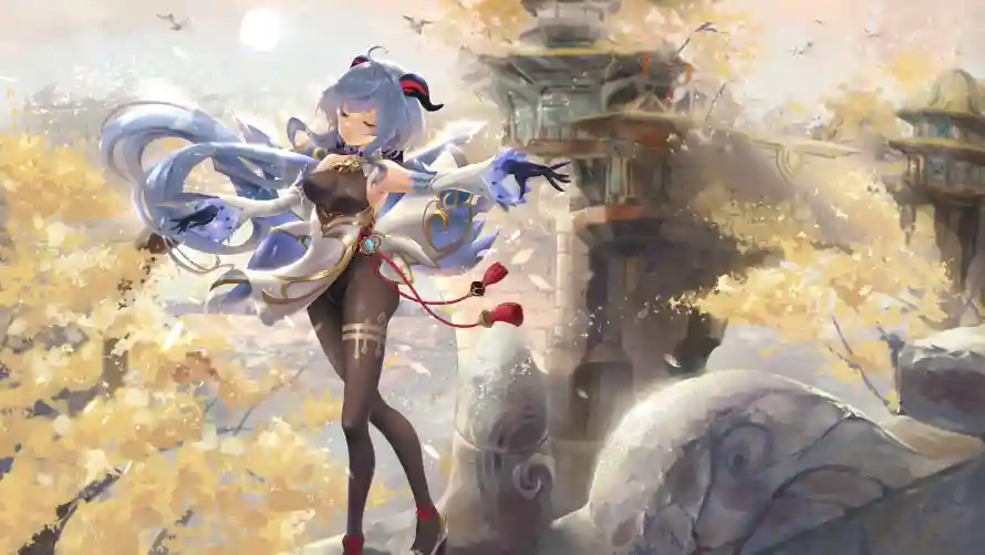 4k原神壁纸 - 甘雨 - 电脑壁纸 - wallpaper「哲风壁纸」