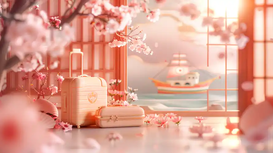 4k行李箱壁纸 - 船 - 电脑壁纸 - wallpaper「哲风壁纸」