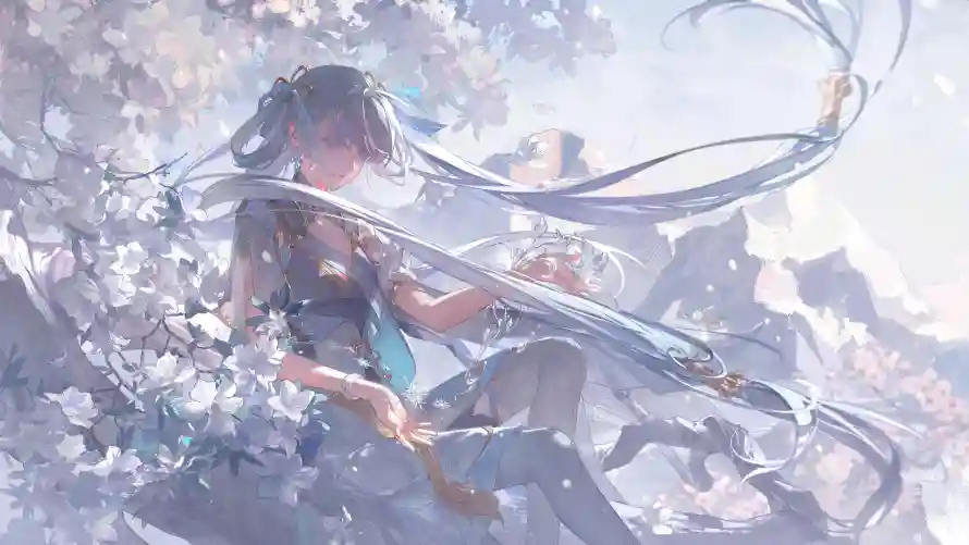 4k插画壁纸 - 隐/出水芙蓉 - 电脑壁纸 - wallpaper「哲风壁纸」 4k插画壁纸 - 隐/出水芙蓉 - 电脑壁纸 - wallpaper「哲风壁纸」