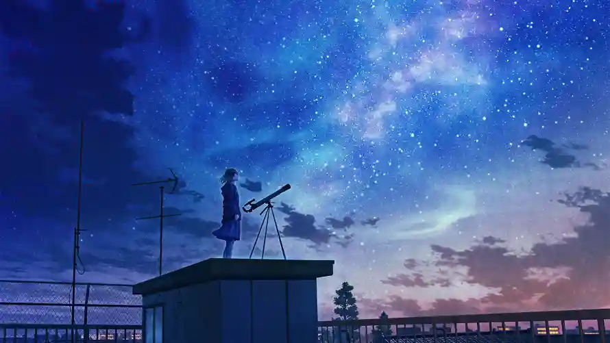 4k插画壁纸-星空与-壁纸分享「哲风壁纸」