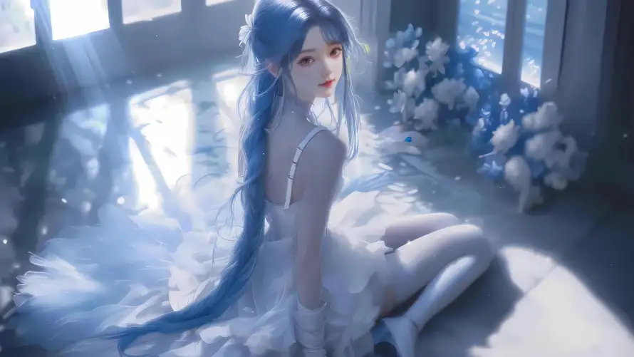 4kAI壁纸 - 美女 - 电脑壁纸 - wallpaper「哲风壁纸」