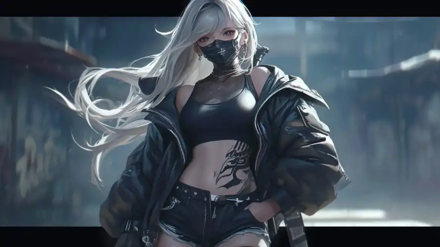 4kAI壁纸 - 美女 - 电脑壁纸 - wallpaper「哲风壁纸」