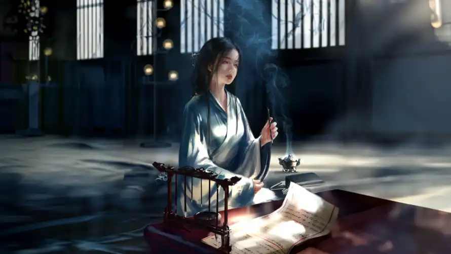 4k鬼刀壁纸 - WLOP - 电脑壁纸 - wallpaper「哲风壁纸」