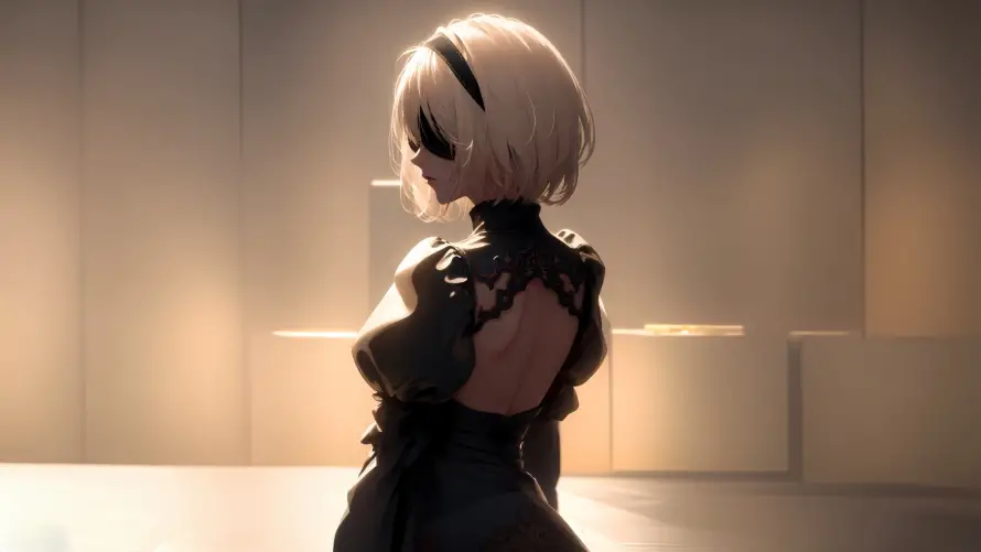4k2B壁纸 - 美女 - 2b小姐姐 - 尤尔哈2B「哲风壁纸」