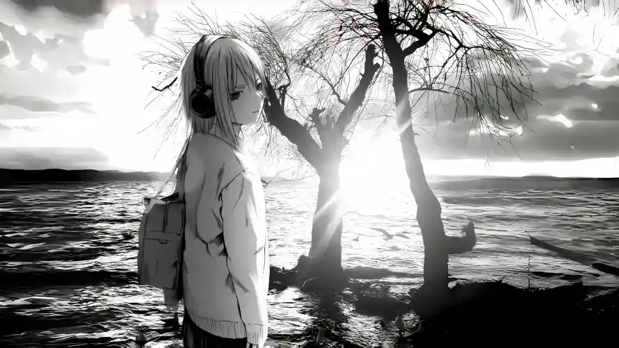 4k少女壁纸 - 海边黑白照 - 电脑壁纸 - wallpaper「哲风壁纸」 4k少女壁纸 - 海边黑白照 - 电脑壁纸 - wallpaper「哲风壁纸」