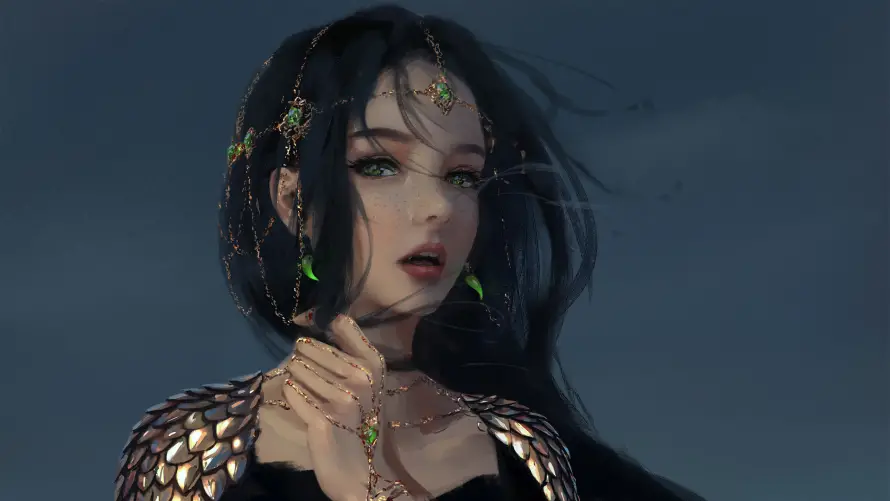 4k美女壁纸 - 鬼刀风铃 - 电脑壁纸 - wallpaper「哲风壁纸」