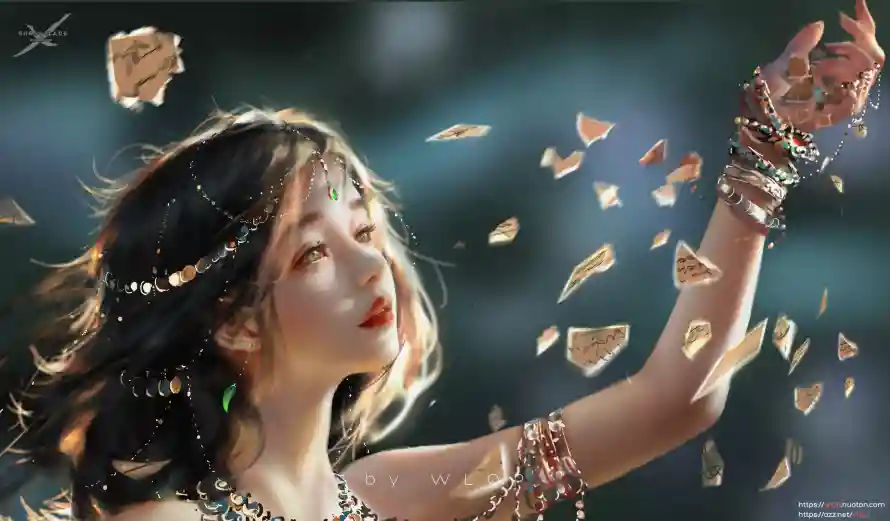 4k美女壁纸 - 鬼刀风铃 - 电脑壁纸 - wallpaper「哲风壁纸」