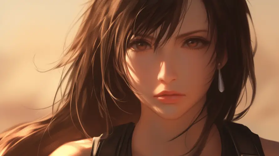 4k美女壁纸 - 蒂法 - 最终幻想 - wallpaper「哲风壁纸」