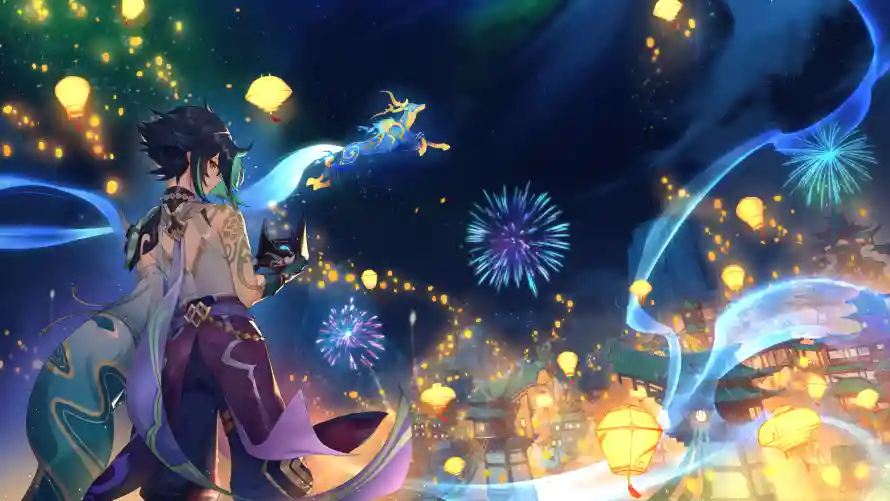 4k插画壁纸 - 出水芙蓉 - 电脑壁纸 - wallpaper「哲风壁纸」