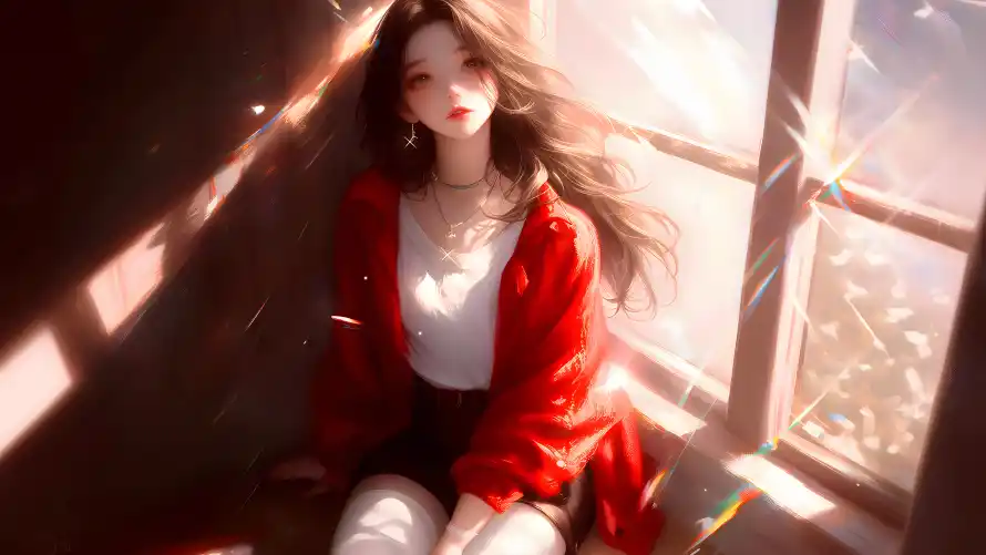4kAI壁纸 - 美女 - 电脑壁纸 - wallpaper「哲风壁纸」