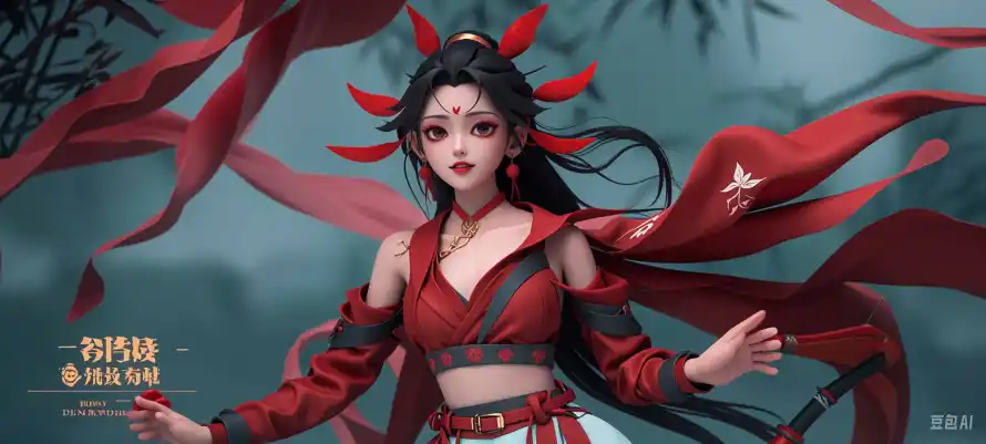 4k杀手壁纸 - 红衣女主 - 电脑壁纸 - wallpaper「哲风壁纸」