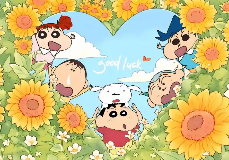 4k向日葵壁纸 - 蜡笔小新 - 电脑壁纸 - wallpaper「哲风壁纸」