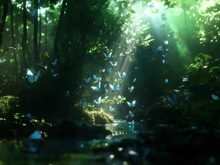 4k森林壁纸 - 蝴蝶 - 绿色护眼 - wallpaper「哲风壁纸」 4k森林壁纸 - 蝴蝶 - 绿色护眼 - wallpaper「哲风壁纸」