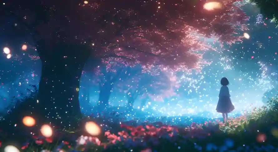 3k插画壁纸-书-出水芙蓉与-壁纸分享「哲风壁纸」