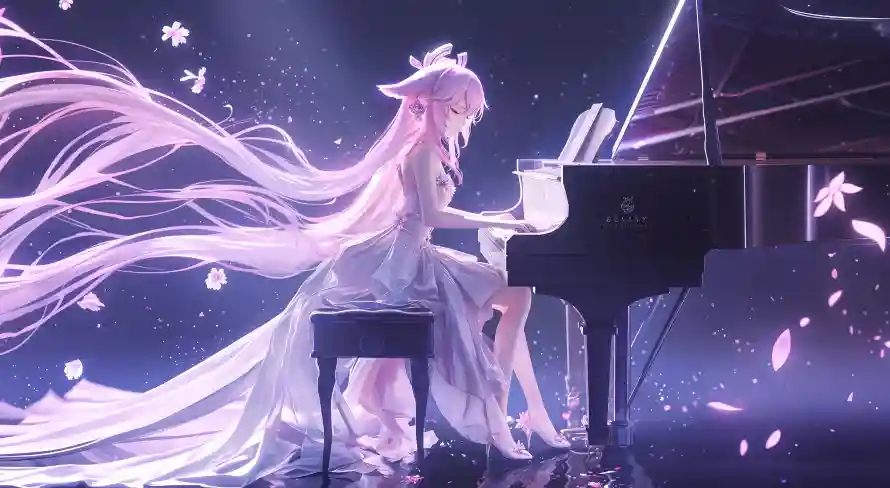 4k插画壁纸 - 琴-出水芙蓉 - 电脑壁纸 - wallpaper「哲风壁纸」 4k插画壁纸 - 琴-出水芙蓉 - 电脑壁纸 - wallpaper「哲风壁纸」