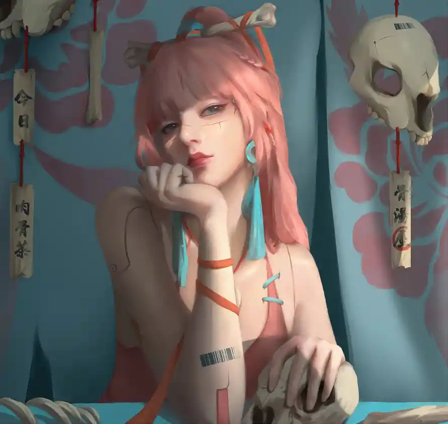 4kAI壁纸 - 美女 - 电脑壁纸 - wallpaper「哲风壁纸」