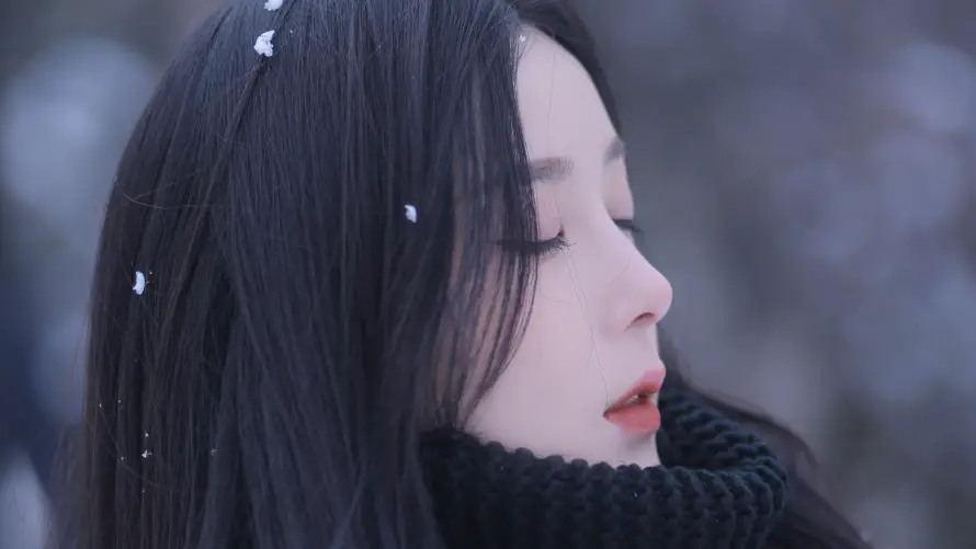 4k美女壁纸-雪与-免费下载「哲风壁纸」
