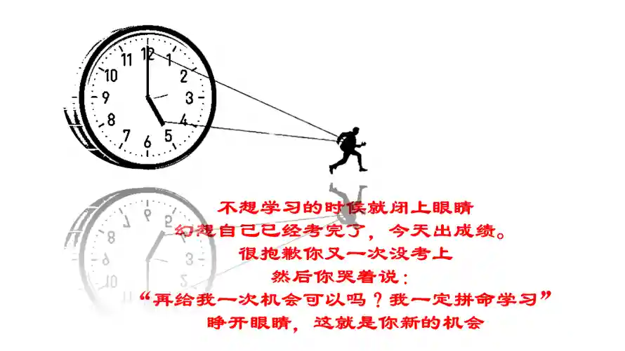 4k励志壁纸 - 学习 - 时间 - 机会「哲风壁纸」