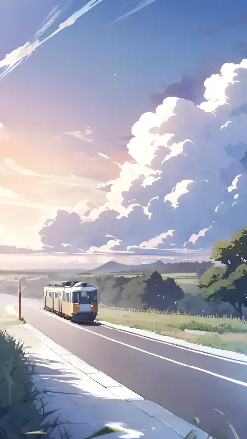 4k户外壁纸 - 电车 - 手机壁纸 - wallpaper「哲风壁纸」