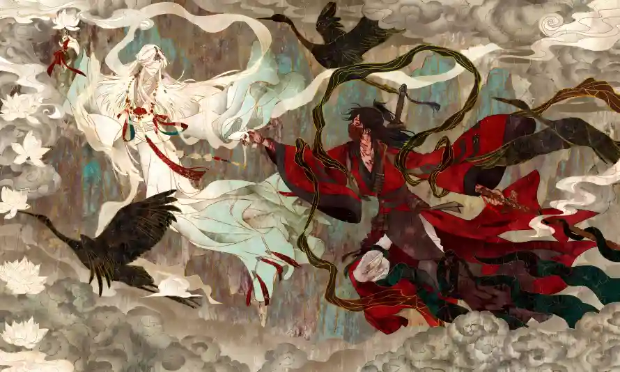 4k古风画壁纸-牛郎织女改编 - -热门的壁纸「哲风壁纸」