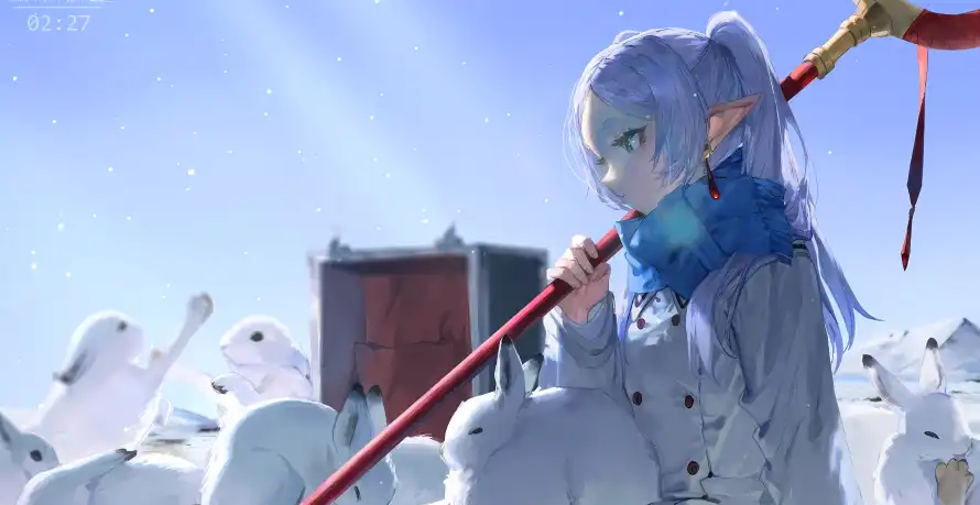 4k兔子壁纸 - 芙莉莲 - 电脑壁纸 - wallpaper「哲风壁纸」