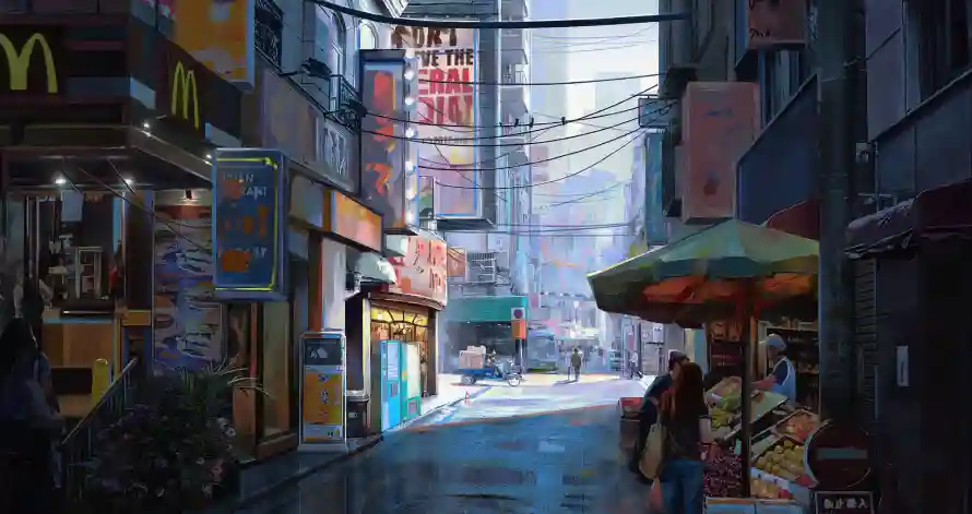 4k小巷壁纸 - 二次元 - 电脑壁纸 - wallpaper「哲风壁纸」
