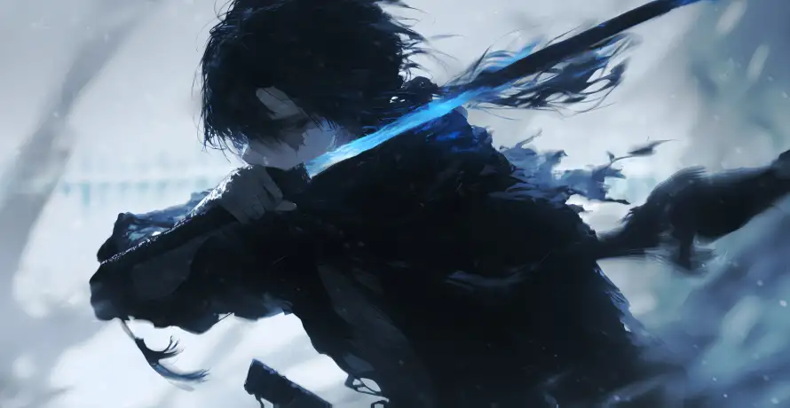 4k持剑壁纸 - 水墨少年 - 电脑壁纸 - wallpaper「哲风壁纸」