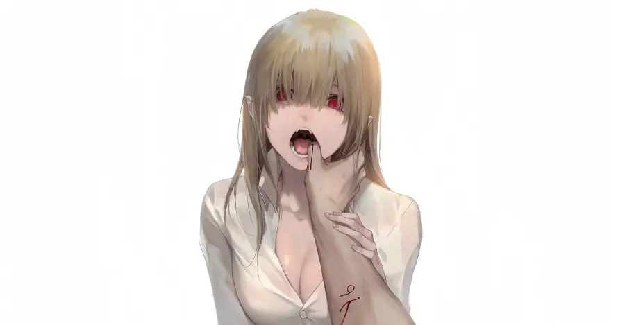 4k尖牙壁纸 - 动漫少女 - 电脑壁纸 - wallpaper「哲风壁纸」