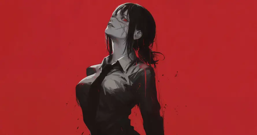 4k御姐壁纸 - 电锯 - 玛奇玛 - wallpaper「哲风壁纸」
