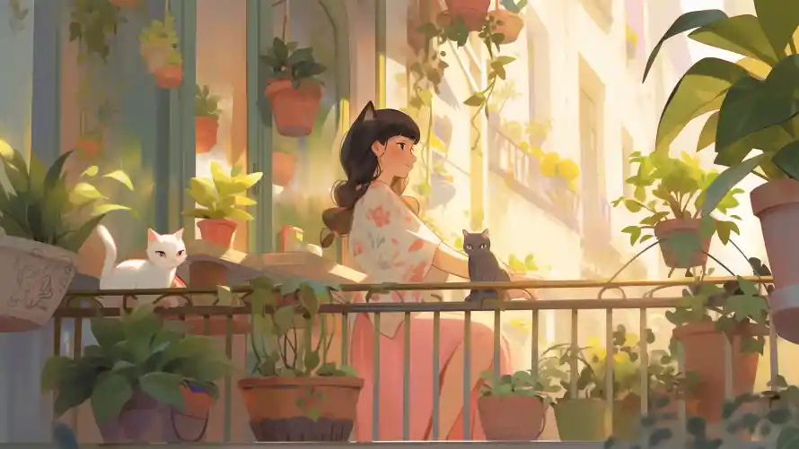 4k少女壁纸 - 温暖 - 电脑壁纸 - wallpaper「哲风壁纸」