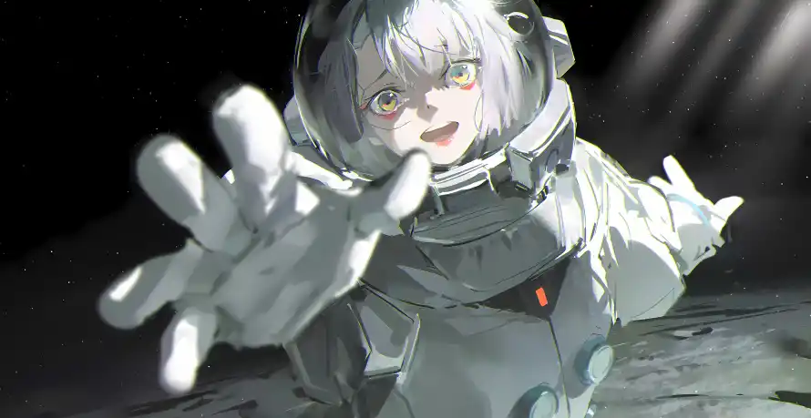 4k太空壁纸-少女与-热门的壁纸「哲风壁纸」