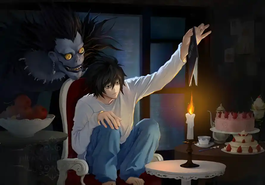 4k死亡笔记壁纸 - l - 电脑壁纸 - wallpaper「哲风壁纸」