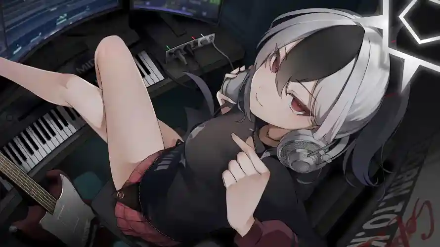 4k少女壁纸-钢琴和-免费下载「哲风壁纸」