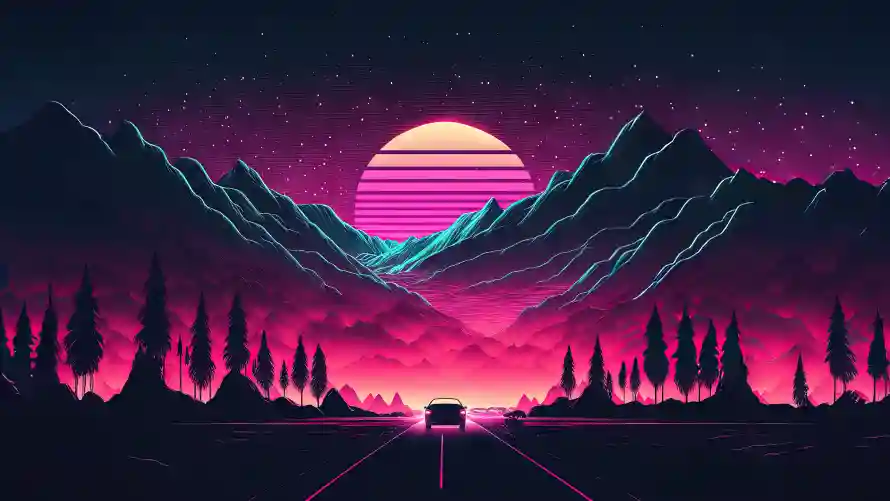 4k复古壁纸 - 蒸汽波 - 电脑壁纸 - wallpaper「哲风壁纸」