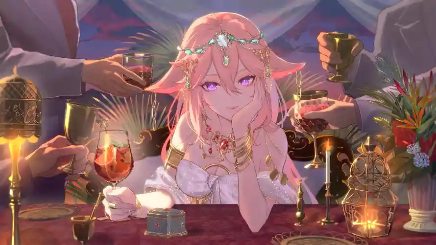 4k原神壁纸 - 八重神子 - 电脑壁纸 - wallpaper「哲风壁纸」