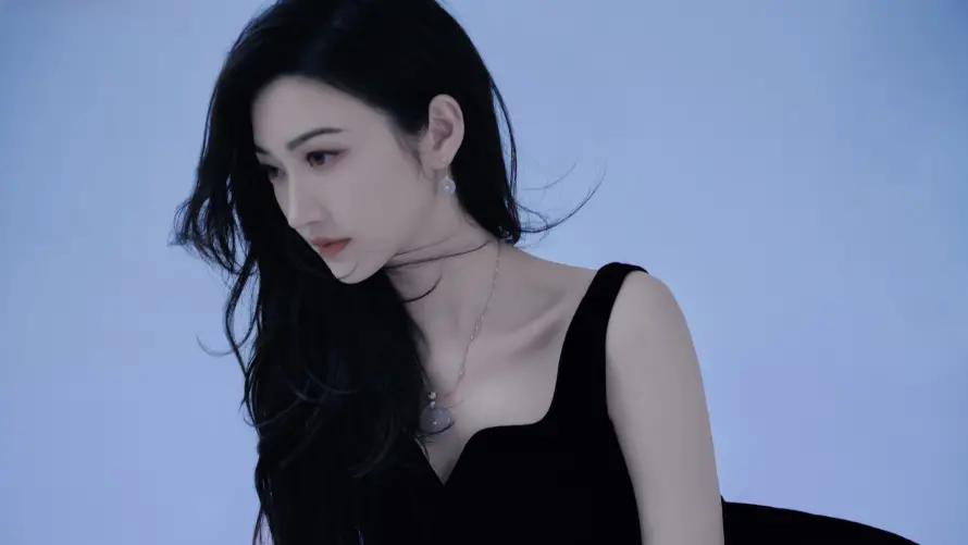 4k性感壁纸 - 景甜 - 黑裙 - 女明星「哲风壁纸」