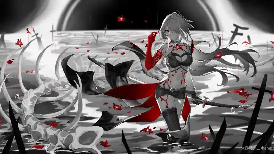 3k崩铁壁纸-战斗少女 - 黄泉-壁纸分享「哲风壁纸」