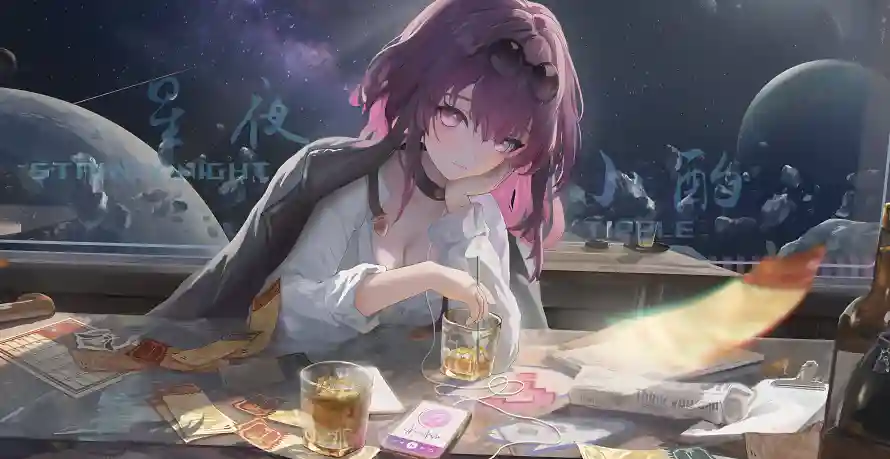 4k崩铁壁纸 - 二次元 - 精美壁纸 - 饮酒女主「哲风壁纸」