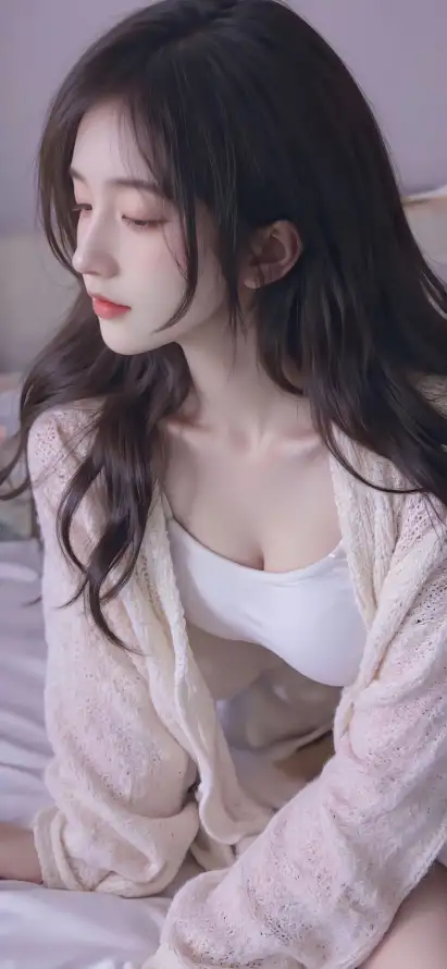 4k女孩壁纸 - 性感 - 美女 - 慵懒风「哲风壁纸」