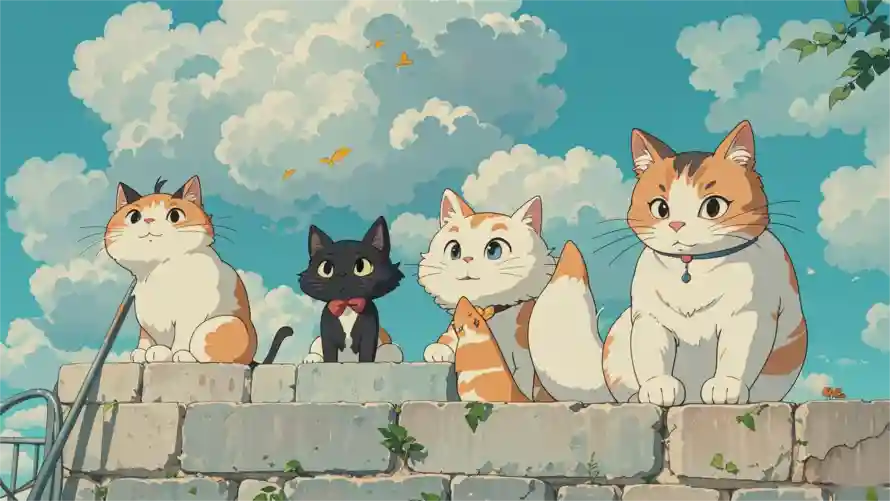 4k可爱壁纸 - 猫 - 猫咪 - 萌宠「哲风壁纸」