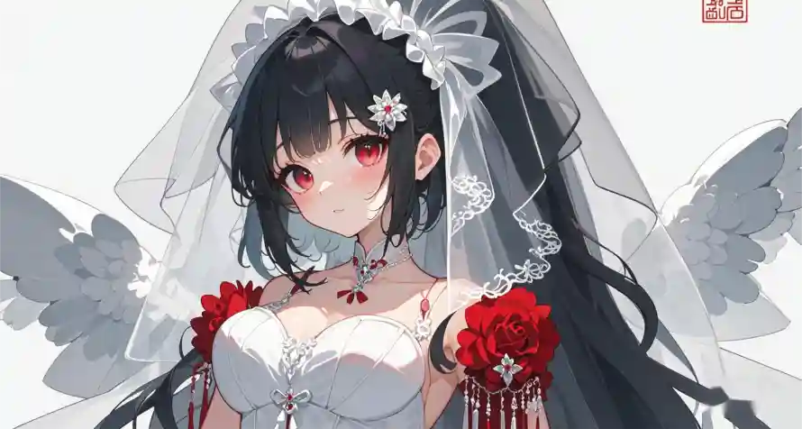 4k古风壁纸 - 新娘 - 美女 - 黑长直「哲风壁纸」 4k古风壁纸 - 新娘 - 美女 - 黑长直「哲风壁纸」