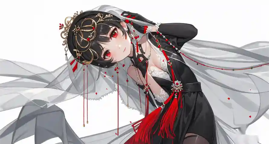 4k美女壁纸 - 萝莉 - 血泣 - 暗黑系「哲风壁纸」